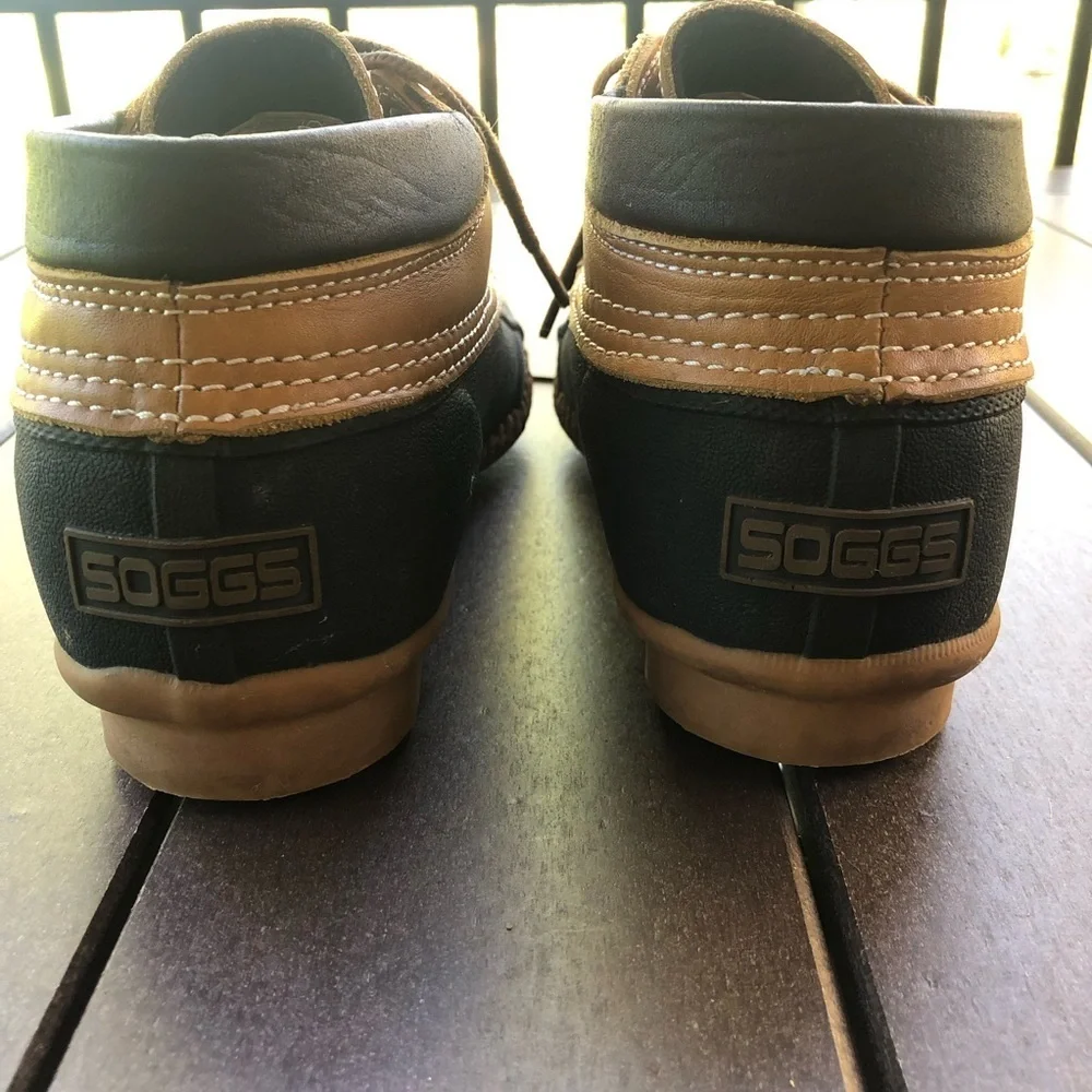 Soggs Thinsulate Brown Duck Boots Item# F0797T Size 8